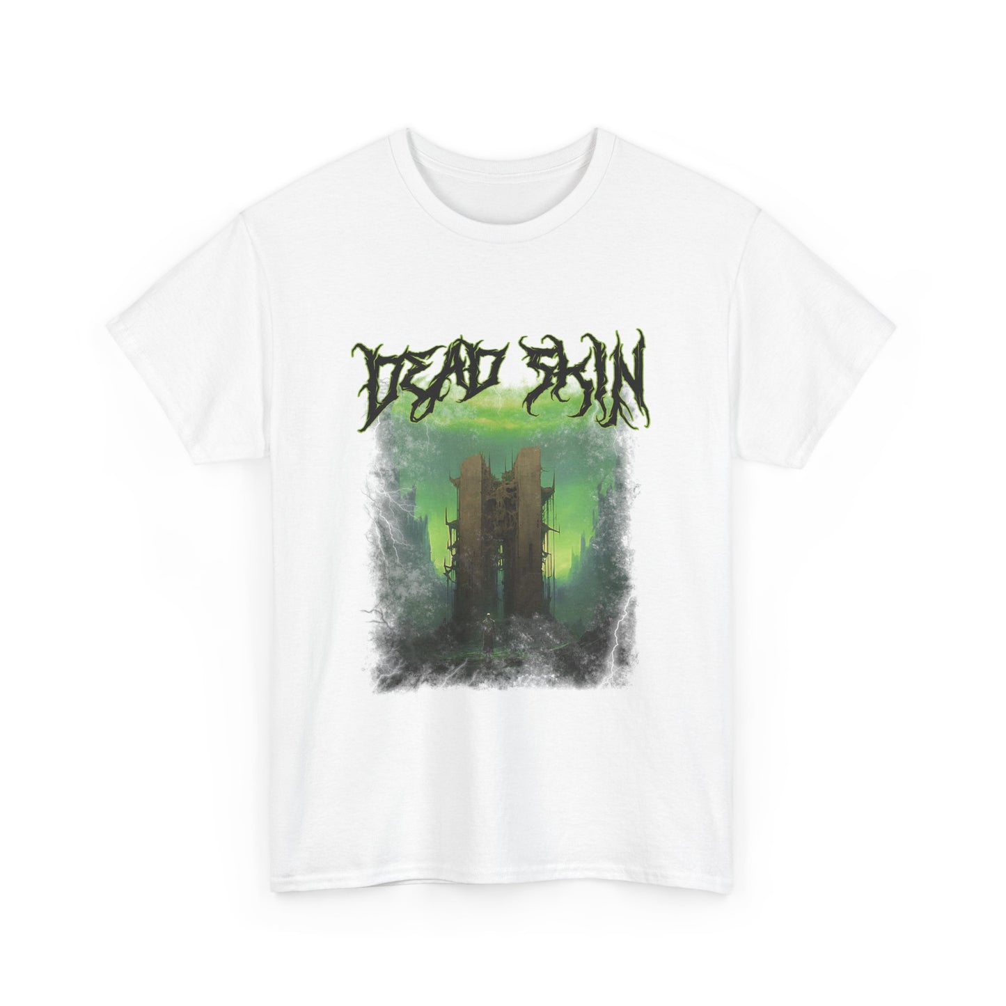 Dead Skin Green Logo Tee